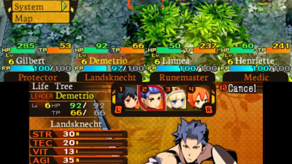 Etrian Mystery Dungeon - Captura 8