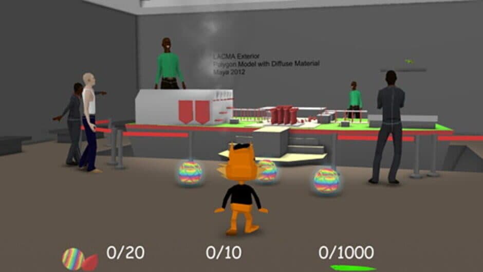 Bubsy 3D: Bubsy Visits the James Turrell Retrospective - Captura 0
