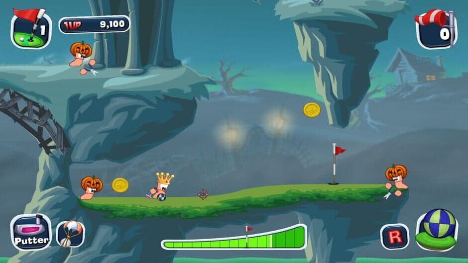 Worms Crazy Golf - Captura 0