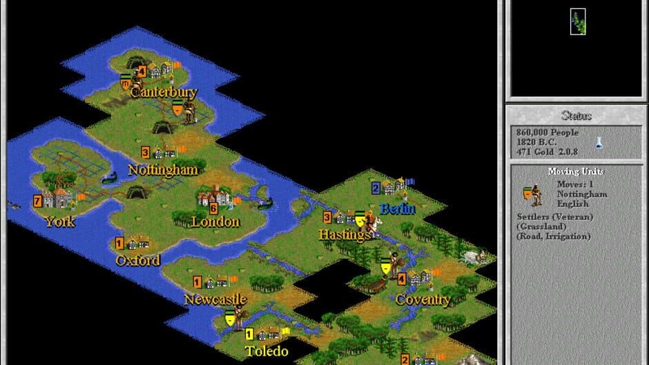 Sid Meier's Civilization II - Captura 1