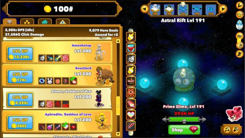 Clicker Heroes - Captura 1