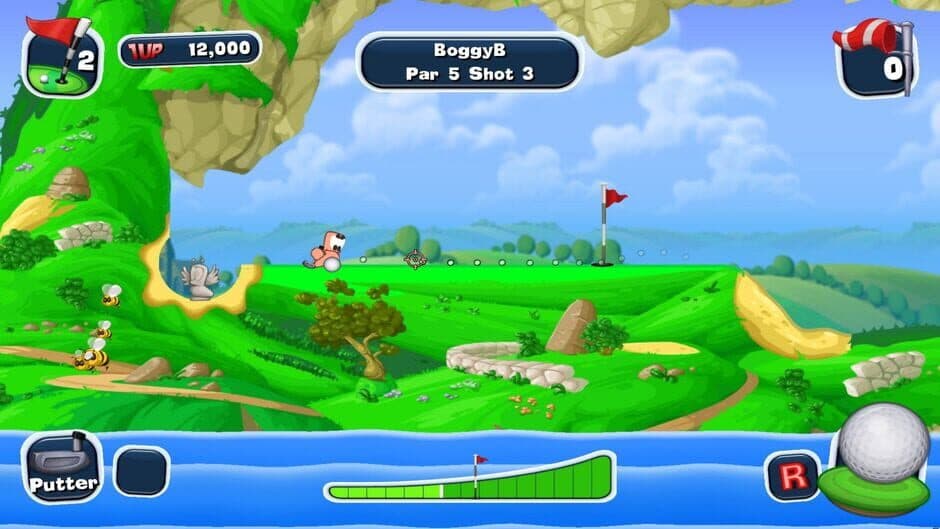 Worms Crazy Golf - Captura 2