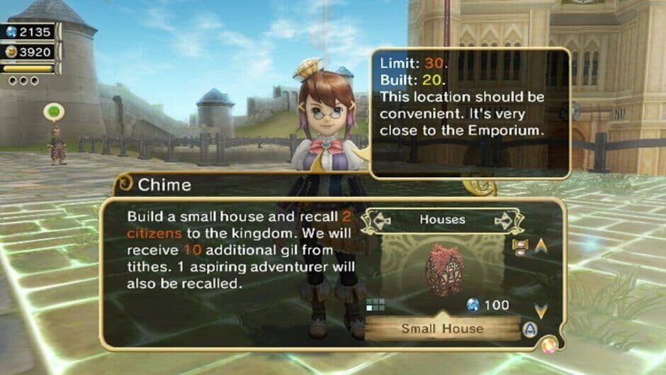 Final Fantasy: Crystal Chronicles - My Life as a King - Captura 4