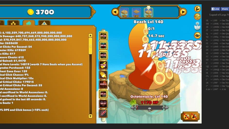 Clicker Heroes - Captura 4