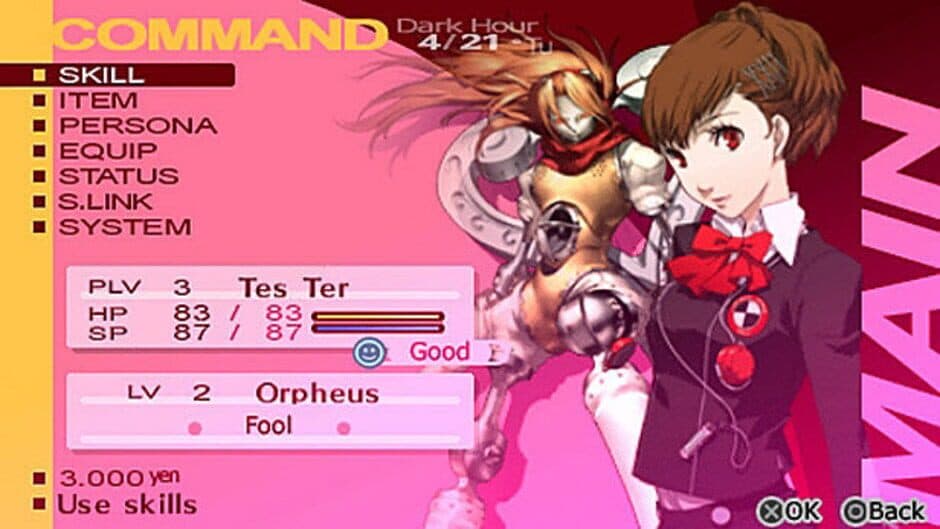 Persona 3 Portable - Captura 6