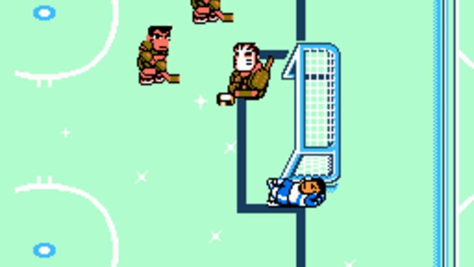 Go-Go! Nekketsu Hockey Club Slip-and-Slide Madness - Captura 1