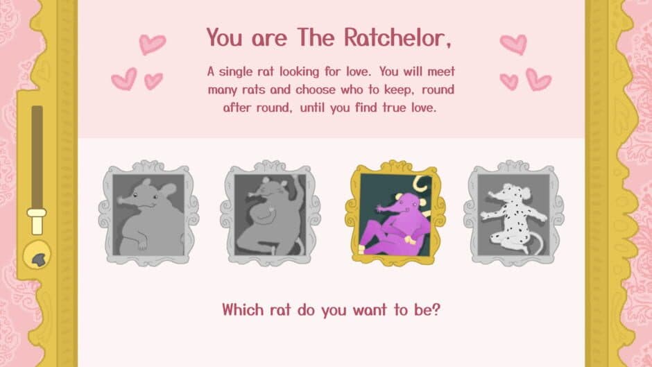 The Ratchelor: A Rat Dating Sim - Captura 1