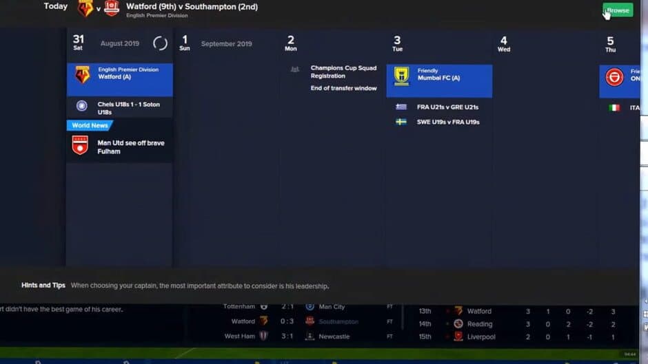 Football Manager 2015 - Captura 2