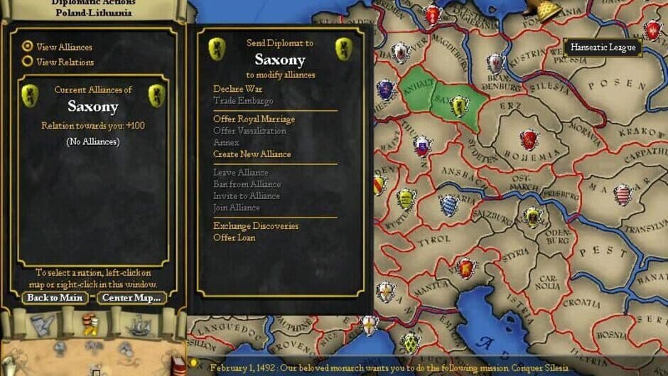 Europa Universalis - Captura 1