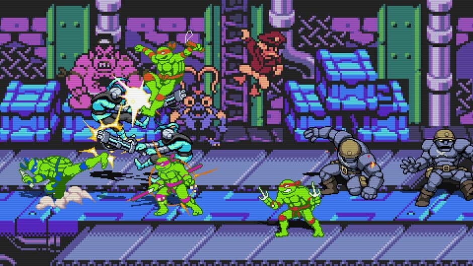 Teenage Mutant Ninja Turtles: Shredder's Revenge - Dimension Shellshock - Captura 1