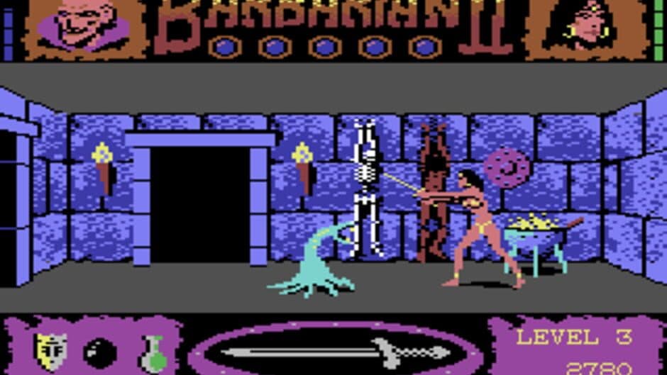 Barbarian II: The Dungeon of Drax - Captura 1