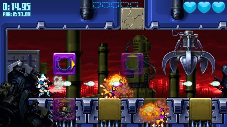 Mighty Switch Force! Hyper Drive Edition - Captura 2